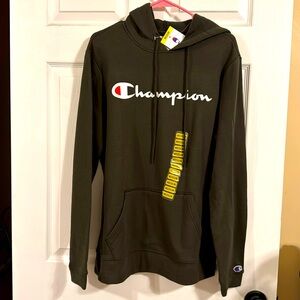 NWT Men’s Champion Army Green Medium Hoodie